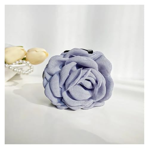 Haarspange Mit Rosenblume 3 stücke Drei-dimensional Rose Blume Haar Klaue Handgemachte Stoff Blumen Greifen Haar Clip(C-8.5cm) von OPIGJUFD