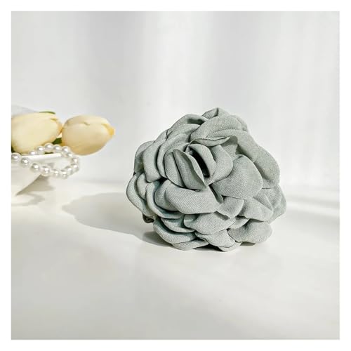 Haarspange Mit Rosenblume 3 stücke Drei-dimensional Rose Blume Haar Klaue Handgemachte Stoff Blumen Greifen Haar Clip(G-8.5cm) von OPIGJUFD
