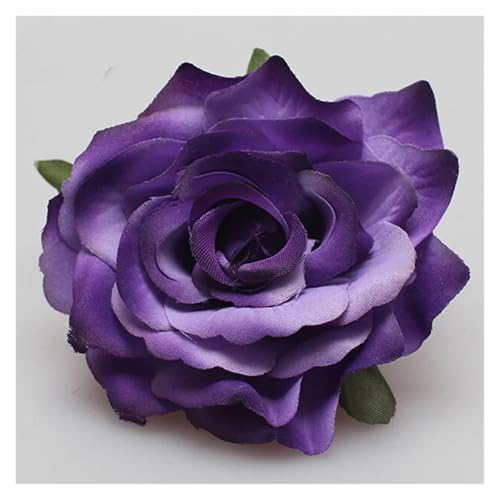 Haarspange Mit Rosenblume 3PCS Rose Künstliche Blume Haarnadel Braut Hochzeit Party Brosche Frauen Haar Clips Headwear(Purple) von OPIGJUFD