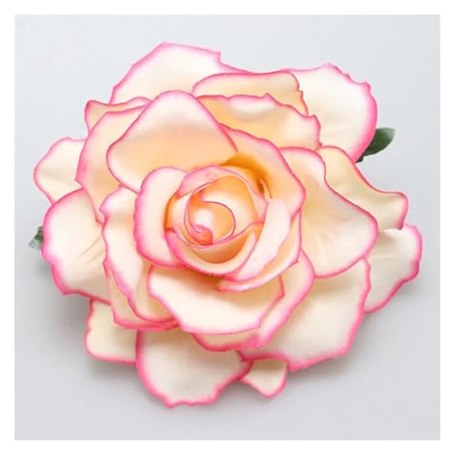Haarspange Mit Rosenblume 3PCS Rose Künstliche Blume Haarnadel Braut Hochzeit Party Brosche Frauen Haar Clips Headwear(Rose rim) von OPIGJUFD