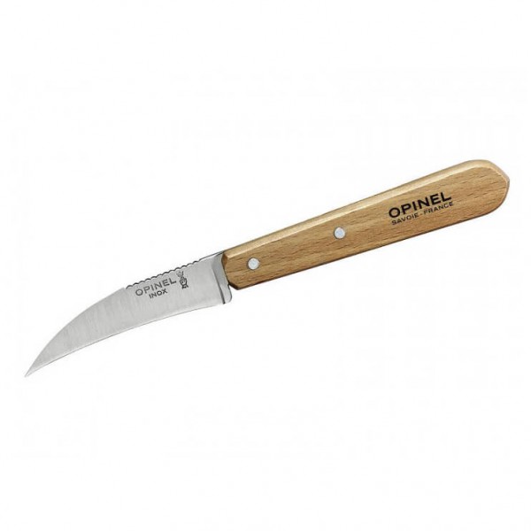 Opinel - Gemüsemesser mit gebogener Klinge Gr 7,4 cm beige von OPINEL