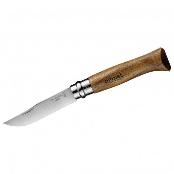 Opinel - No 08 Walnuss - Messer Gr 8,5 cm walnut von OPINEL