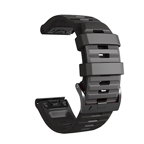 OPKDE 22 x 26 mm Armband für Coros Vertix 2 Smartwatch, Silikon, Correa QuickFit-Armband für Garmin Fenix 6 6X Pro 7 7X 5 Zubehör, 22mm For Fenix 5 5 Plus, Achat von OPKDE
