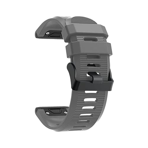 OPKDE 26 mm Schnellverschluss-Armband für Garmin Fenix 6X Pro 5X, Silikonband, Ersatzarmband für Fenix 3 3HR Uhrenarmband, 26MM Fenix 5X, Achat von OPKDE