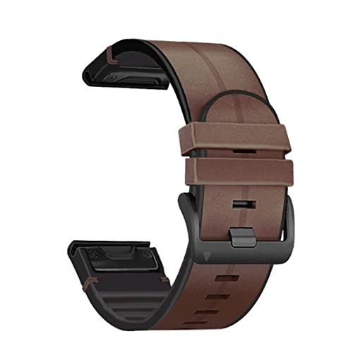 OPKDE Silikon-Lederarmband für Garmin Fenix 7 7X 5 5X Plus 6 6X Pro Smartwatch QuickFit Easyfit Armband 26 22 mm, For Forerunner 935 945, Achat von OPKDE