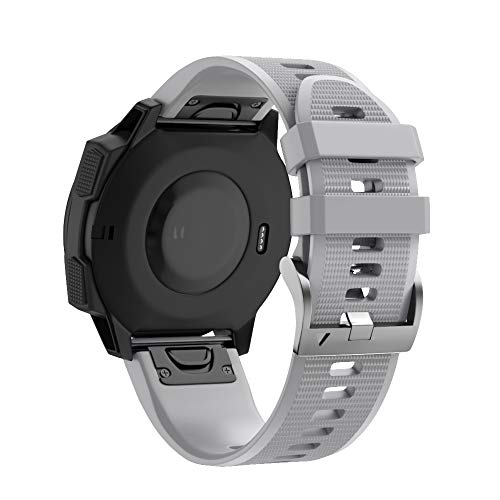 OPKDE Uhrenarmband für Garmin Fenix 7, 7X, 5, 6, 5X, 6X, Pro Plus, 3 HR, Epix, Saphir, weiches Silikon, Smartwatch-Armbänder, Zubehör, 22 mm / 26 mm, For Fenix 6X Pro 5X Plus, Achat von OPKDE