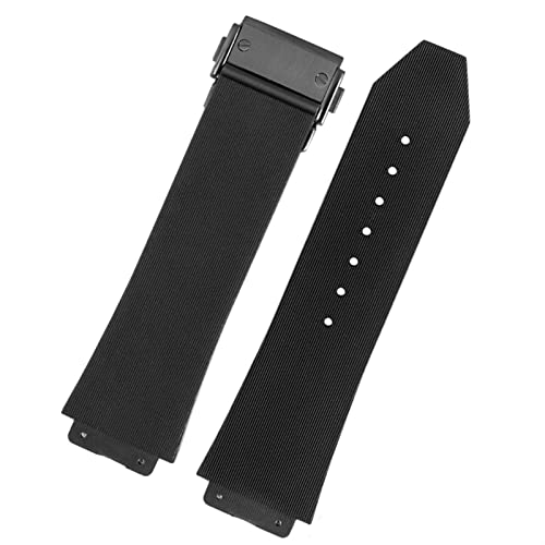 OPKDE Uhrenarmband für Hublot Big Bang Silikon-Uhrenarmband, 26 mm x 19 mm, 25 mm x 17 mm, wasserdicht, Gummi-Uhrenarmband, 26-19mm, Achat von OPKDE