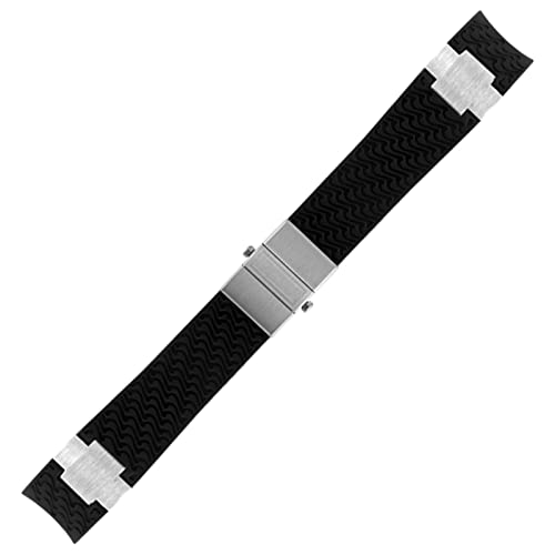 OPKDE Wasserdichtes Uhrenarmband für Ulysse Nardin, Silikon-Gummi-Uhrenarmband, Sport-Armband, Ersatzzubehör, Teile, 22 mm, Achat von OPKDE