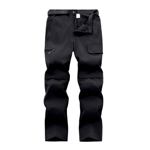 OPLERT Herren-Outdoor-Hose, abnehmbare Wanderhose, Arbeitshose mit Gürtel, atmungsaktiv, schnell trocknend, wasserdicht, für Frühling und Sommer OPLERT Herren-Outdoor-Hose, abnehmbare Wanderhose, Arbeitshose mit Gürtel, atmungsaktiv, schnell trocknend, wasserdicht, für Frühling und Sommer von OPLERT