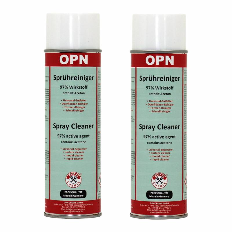 2 Stück OPN Sprühreiniger 500 ml Schnellreiniger Spray Entfetter Reiniger 2 Stück OPN Sprühreiniger 500 ml Schnellreiniger Spray Entfetter Reiniger von OPN