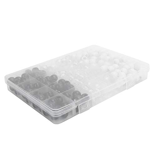 Haarperlen, Modisches Haar Flechten Ringe Dreadlock Perlen Set, Dreadlock -Haargeflechtperlen mit Organizer Box 12 Mm für Haardekoration auf Partys und Veranstaltungen Haarperlen, Modisches Haar Flechten Ringe Dreadlock Perlen Set, Dreadlock -Haargeflechtperlen mit Organizer Box 12 Mm für Haardekoration auf Partys und Veranstaltungen von OPPWONG