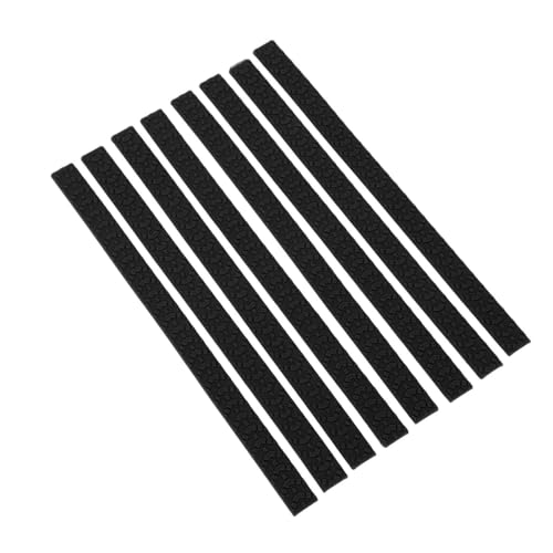 OPPWONG Gepäck-Rad-Schutzhüllen, Koffer-Rad-Abdeckungen, Geräuschabsorbierende Gepäck-Rad-Schutzhüllen, 8 Stück, Gepäck-Rad-Abdeckungen, wasserdichte Silikon-Koffer-Rad-Schutz (Black) von OPPWONG