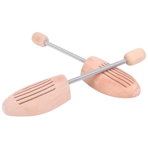 OPPWONG Stiefelströmer, Schuhstrecker für Turnschuhe mit Federsäule 2pcs Holz Anti -Verformung Anti Wrinkle Frauen Männer Schuhbaum Keeper für Konservierte Form (45 46) von OPPWONG
