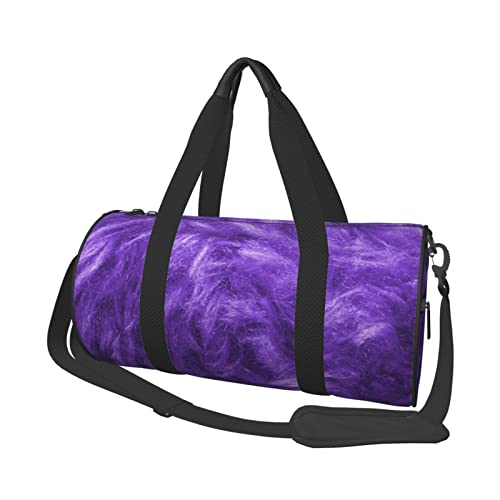 Lila Print Seesack Übernachtung Tasche Große Kapazität Faltbare Unisex Turnbeutel Für Reisen Outdoor, Schwarz, Einheitsgröße, Schwarz , Einheitsgröße von OPSREY