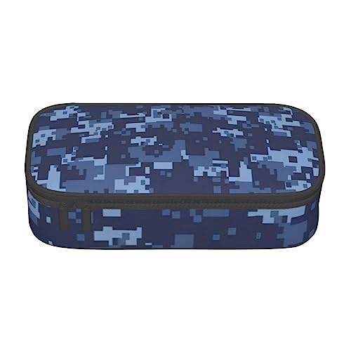 OPSREY Cotton Candy Bedruckte Große Kapazität Federmäppchen Schreibwaren Organizer Tragbare Bleistift Fall, Camouflage-Muster, Einheitsgröße, Münzbeutel von OPSREY