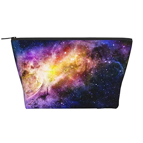 OPSREY Nebula In The Universe Print Make-up Tasche Kosmetiktasche Tragbare Wasserdichte Reißverschluss Kulturbeutel Für Frauen Reisen, Schwarz, Einheitsgröße, Schwarz , Einheitsgröße von OPSREY