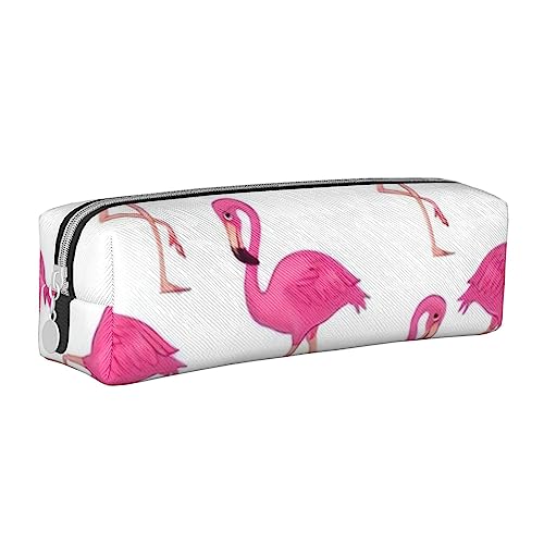 OPSREY Pizza Constellation Bedruckte Leder Bleistift Fall Schreibwaren Organizer Tragbare Bleistift Tasche, Rosa Flamingo, Einheitsgröße, Münzbeutel von OPSREY