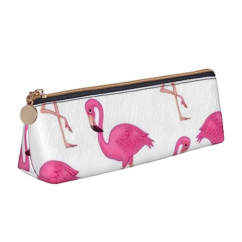 OPSREY Pizza Constellation Gedruckt Dreieckige Bleistift Fall Schreibwaren Organizer Tragbare Bleistift Fall, Rosa Flamingo, Einheitsgröße, Münzbeutel von OPSREY