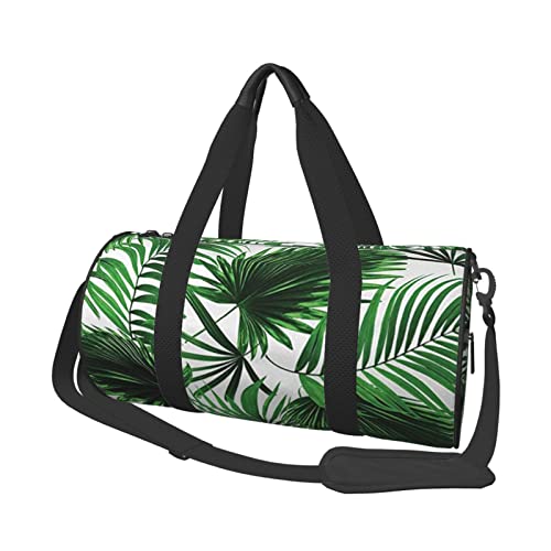 Palm Tree Print Seesack Übernachtung Tasche Große Kapazität Faltbare Unisex Turnbeutel Für Reisen Outdoor, Schwarz, Einheitsgröße, Schwarz , Einheitsgröße von OPSREY