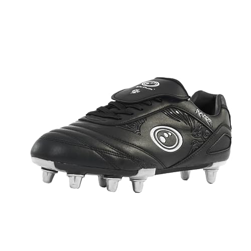 Optimum Herren Razor Rugbyschuhe, Silber (Black/Silver Silver), 43 EU von OPTIMUM