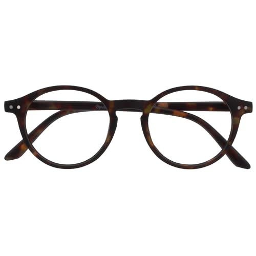 OPULIZE REY Lesebrille - Runder Retro-Rahmen - Mattbraunes Schildpatt - Herren Damen - Federscharniere - R56-2 - +3.00 OPULIZE REY Lesebrille - Runder Retro-Rahmen - Mattbraunes Schildpatt - Herren Damen - Federscharniere - R56-2 - +3.00 von OPULIZE