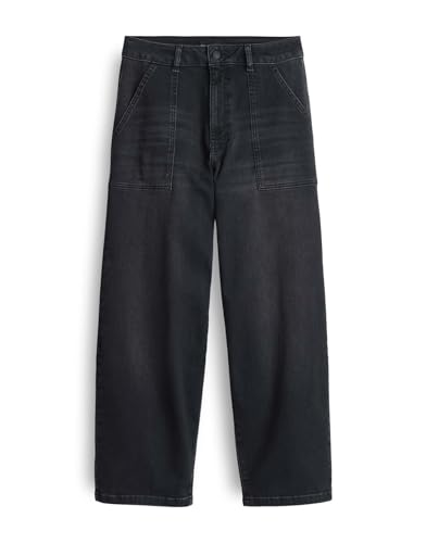OPUS PANTS Damen Barrel | Melly Free Barrel Jeans mit Powerstretch Mid Rise Dark Carbon Grey, 38 L26 von OPUS PANTS