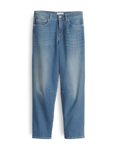 OPUS PANTS Damen Barrel | Melly Relax Barrel Jeans Mid Rise mit hohem Stretch-Anteil Light Vintage Blue, 34 L28 von OPUS PANTS
