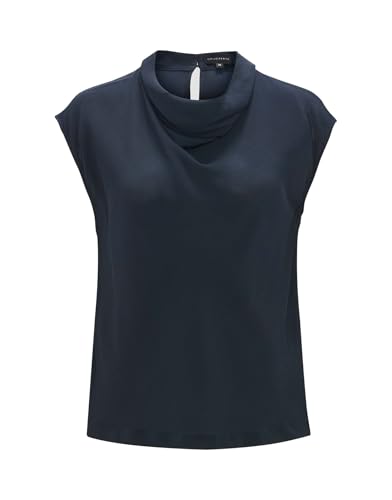 OPUS PANTS Damen Blusentop | Blusentop FAHLI Regular aus fließender Viskose Coal Blue, 34 von OPUS PANTS