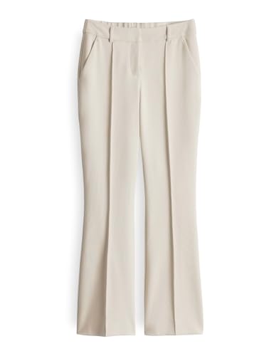 OPUS PANTS Damen City Pants | LUANE Flared Pants Relaxed aus elastischem Viskose Mix Natural Glaze, 34 von OPUS PANTS