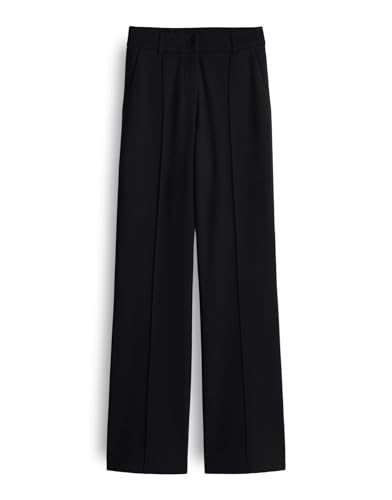 OPUS PANTS Damen City Pants | LUANE Long City Pants aus nachhaltigem Viskose Mix Black, 40 von OPUS PANTS