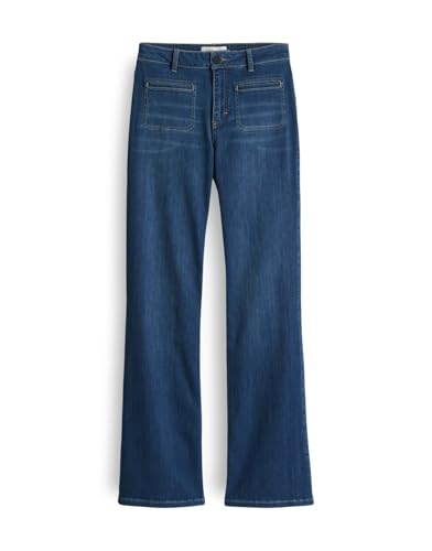 OPUS PANTS Damen Flared | Melly Fresh Flared Jeans Mid Rise mit Power Strech mid Wave Blue, 38 L32 OPUS PANTS Damen Flared | Melly Fresh Flared Jeans Mid Rise mit Power Strech mid Wave Blue, 38 L32 von OPUS PANTS