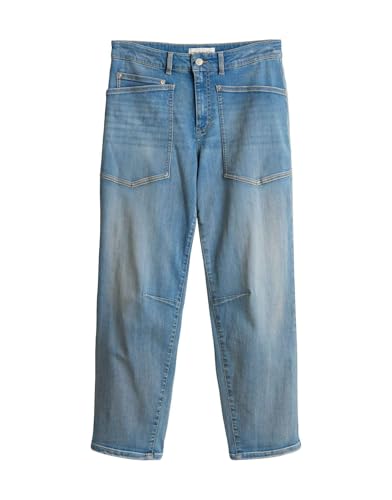 OPUS PANTS Damen Jeans | Melly Breeze Barrel Jeans Mid Rise mit Powerstretch Light Vintage Blue, 44 L28 von OPUS PANTS