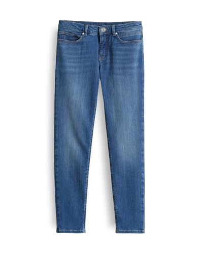 OPUS PANTS Damen Skinny | ENJA Ease Skinny Jeans mit Powerstretch Low Rise mid Sky Blue, 42 L28 von OPUS PANTS