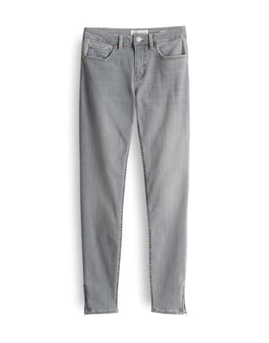 OPUS PANTS Damen Skinny | ENJA SMART Skinny Jeans Low Rise mit Power Stretch Light Moon Grey, 36 L28 von OPUS PANTS