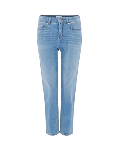 OPUS PANTS Damen Straight | Melly Base Straight Jeans mit Powerstretch Mid Rise Light Sky Blue, 42 L30 von OPUS PANTS