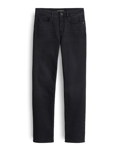 OPUS PANTS Damen Straight | Melly Base Straight Jeans mit Powerstretch Mid Rise Washed Black, 44 L32 von OPUS PANTS