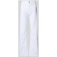 OPUS PANTS Flared Cut Jeans mit Eingrifftaschen Modell 'Melly fresh' in Weiss, Größe 36/32 von OPUS PANTS