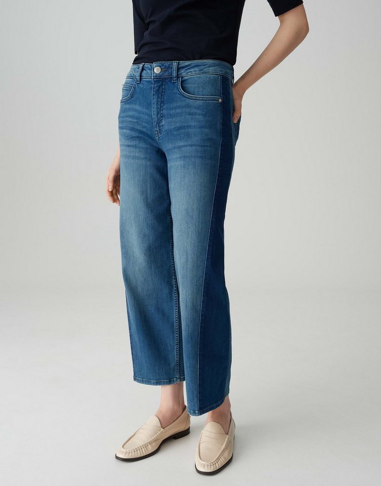 OPUS PANTS Relax-fit-Jeans MELLY TWIST Barrel Fit aus Dry Indigo® Mid Rise verdeckter Zip-Fly, weicher Griff, authentische Waschung von OPUS PANTS