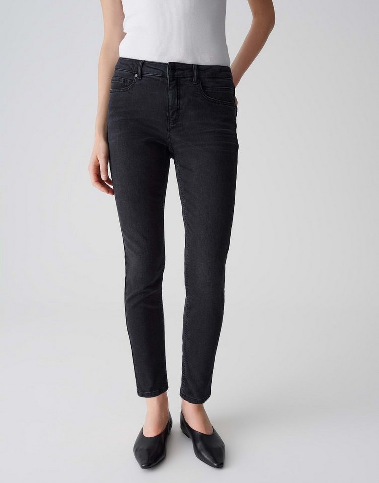 OPUS PANTS Skinny-fit-Jeans ENJA EASE mit Powerstretch Low Rise Ankle, BCI Cotton, Zip-Fly von OPUS PANTS