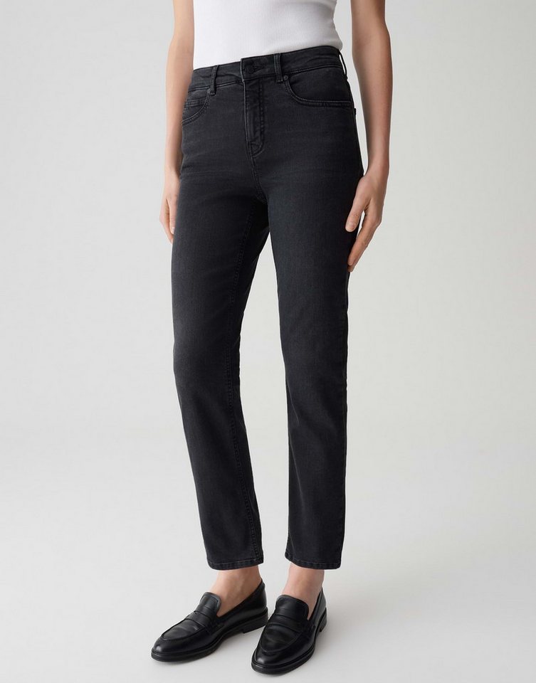 OPUS PANTS Slim-fit-Jeans MELLY BASE mit Powerstretch Mid Rise Ankle, BCI Cotton, Zip-Fly von OPUS PANTS
