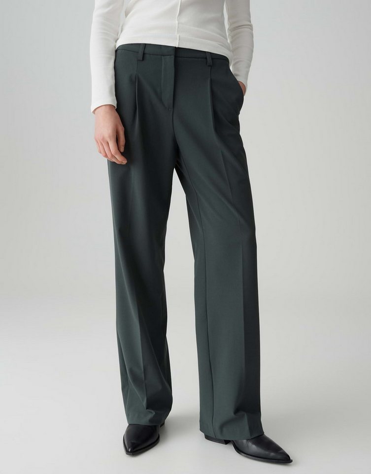 OPUS PANTS Stoffhose MOIRA Wide Leg mit Komfortbund verdeckter Zip-Fly, weicher Griff, elastischer Stoff von OPUS PANTS