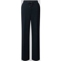 OPUS PANTS Wide Leg Stoffhose mit Eingrifftaschen Modell 'Macie' in Marine, Größe 44 von OPUS PANTS
