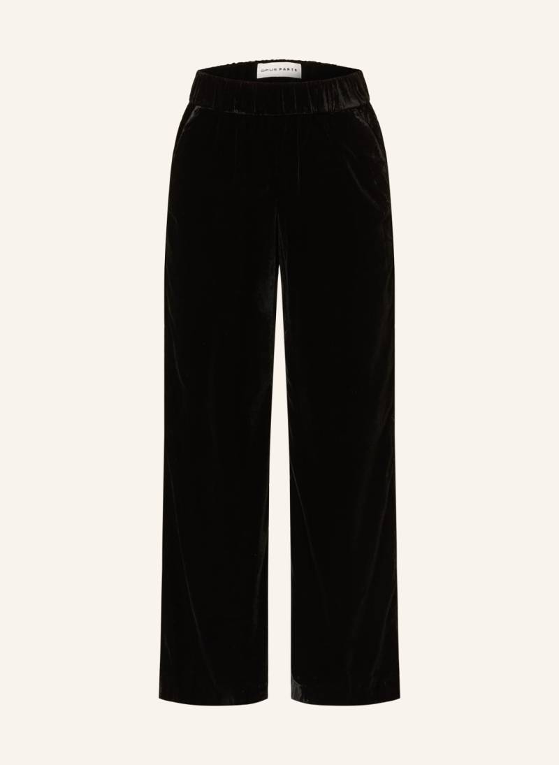 Opus Pants Samthose Mucia schwarz von OPUS PANTS