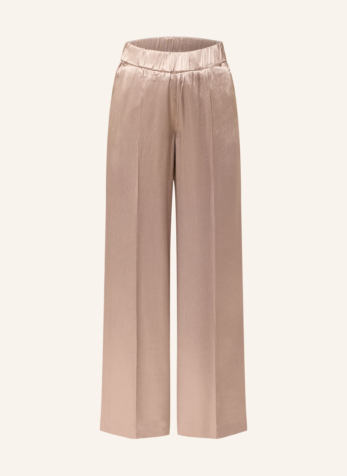 Opus Pants Satinhose Mucia Shine beige von OPUS PANTS