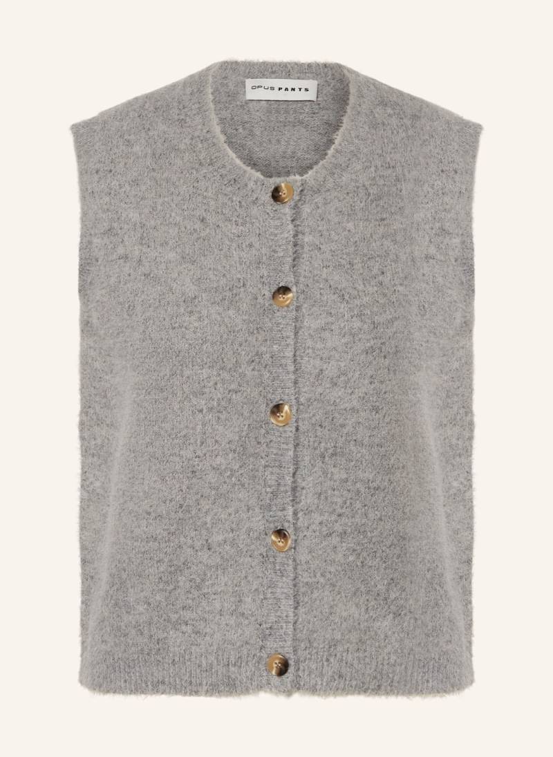 Opus Pants Strickweste Porah grau von OPUS PANTS