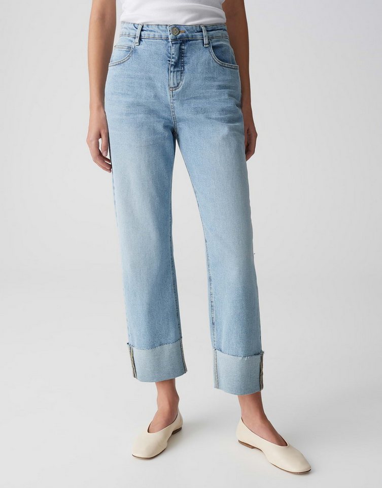 OPUS Boyfriend-Jeans LANI TURN UP Mid Rise aus Spanish Cotton Mix von OPUS