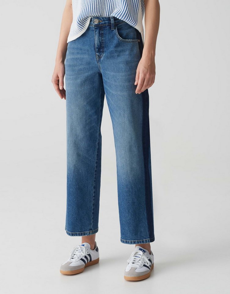 OPUS Boyfriend-Jeans Boyfriend Jeans LANI STRIPE Mid Rise mit Stretch von OPUS