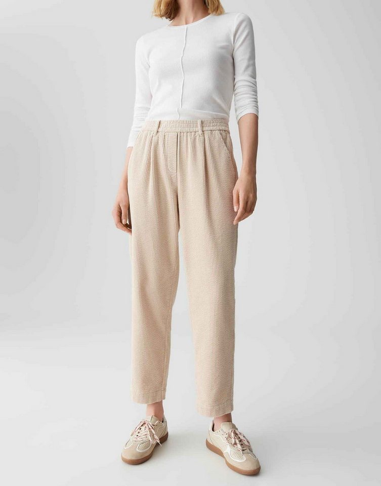OPUS Cordhose MYHA SOFT Relaxed Fit aus BCI Cotton schmal zulaufendes Bein, weicher Griff, samtige Oberfläche von OPUS