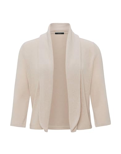 OPUS Damen Blazer Sandrine Breeze Natural Glaze beige - 40 von OPUS