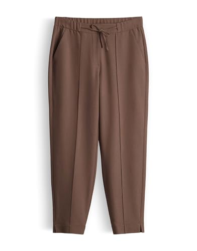 OPUS Damen City Pants | MYHA Iconic Relaxed City Pants aus leichtem Viskosemix Cocoa, 38 von OPUS
